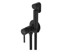 Гигиенический душ Wasserkraft  A70638 встраиваемый в стену черный матовый