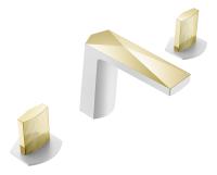 Смеситель для раковины Boheme Venturo 150-WG-TOUCH белый/золото