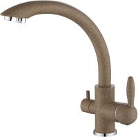 Смеситель для кухни Paulmark Essen Es213001-302 с подключением к фильтру песочный