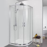 Душевой угол Aquanet Alfa 203799 четверть круга  стекла , профиль 