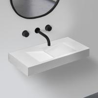 Раковина  прямоугольная Abber STEIN AS2641 искусственный камень цвет белый матовый