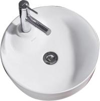 Раковина Bravat Affability C22239W-1-ENG накладная цвет белый