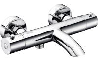 Смеситель для ванны или душа Wasserkraft Berkel 4811 настенный 
с термостатом хром