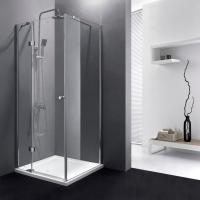 Душевой угол Cezares Verona VERONA-A-1-100-P-Cr-L квадратная   стекла , профиль 