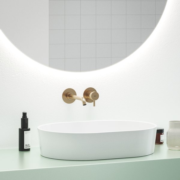 Смеситель для раковины Ravak Espirit X070352 розовое золото матовое