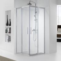Душевой угол Aquanet Delta 183212 квадратная   стекла прозрачные, профиль хром