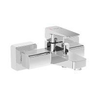 Смеситель для ванны или душа VitrA Root Square A42737EXP настенный 
без термостата хром