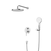Душевая система со смесителем Cezares Relax RELAX-DSET-01 монтаж встраиваемая  в стену без термостата хром