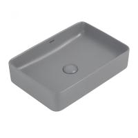 Раковина  прямоугольная Abber Rechteck AC2207MG фаянс цвет серый матовый