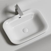 Раковина встраиваемая сверху прямоугольная Ceramica Nova Element CN6041 фарфор цвет белый