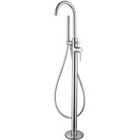 Смеситель для ванны Abber Wasser Kreis AF8115 напольный 
без термостата хром
