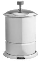 Ведро для мусора Boheme Royal Cristal 10927-CR напольное цвет хром