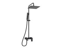 Душевая система со смесителем Wasserkraft  A277.255.218.BM монтаж настенная без термостата черный