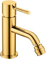 Смеситель для биде Boheme Uno 466-G латунь золото