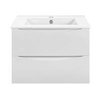 Тумба  подвесная Vincea Mia Slim VMC-2MC700S1GW 70 см  2 ящика цвет G.White 