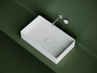 Раковина накладная прямоугольная Ceramica Nova Element CN6070 фарфор цвет белый