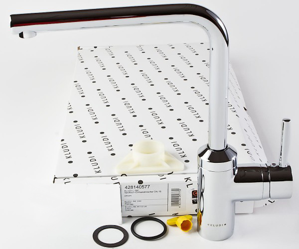 Смеситель для кухни Kludi L-ine 428140577 без подключения к фильтру хром