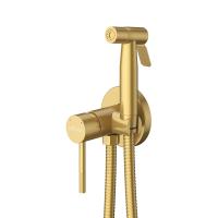 Гигиенический душ Cezares Relax RELAX-DIF-BORO встраиваемый в стену брашированное золото