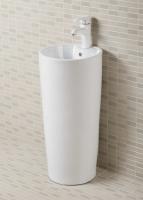 Раковина напольная круглая GID ceramic  Nb131 керамика цвет белый