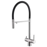 Смеситель для кухни Abber Wasser Kreis AF81141 с подключением к фильтру хром