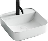 Раковина накладная квадратная  Ceramica Nova Element CN5014 фарфор цвет белый