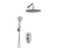 Душевая система со смесителем Wasserkraft  A16421 монтаж встраиваемая в стену без термостата серый