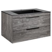 Тумба  подвесная Vincea Chiara 2D VMC-2C2800GS 80 см  2 ящика цвет G.Stone 