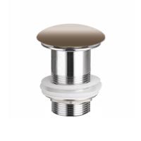 Донный клапан без перелива Ceramica Nova CN2000MC латунь/керамика бежевый матовый