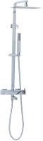 Душевая система со смесителем Allen Brau Infinity 2.0 5.21029-00 монтаж настенная без термостата хром