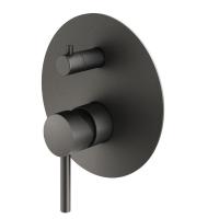 Смеситель для душа на 3 выхода Plumberia Selection IXO XO1901GR встраиваемый в стену 
без термостата матовый графит