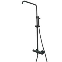 Душевая система со смесителем Webert Elio EL980508560 монтаж настенная с термостатом черный