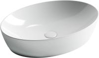 Раковина накладная овальная Ceramica Nova Element CN5018 фарфор цвет белый