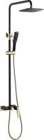 Душевая система со смесителем Boheme Venturo 388-B монтаж   