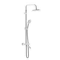 Душевая система со смесителем Damixa Jupiter 977810000 монтаж настенная с термостатом хром