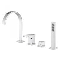 Смеситель для ванны Abber Wasserfall AF8613 на борт ванны 
без термостата хром
