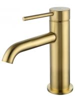 Смеситель для раковины Wonzon&amp;Woghand Stick WW-88139017-BG брашированное золото