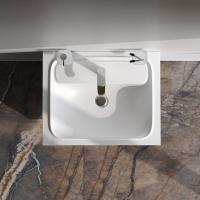 Раковина мебельная квадратная  Am.Pm Func M8FWPC0600WM искусственный мрамор цвет белый матовый