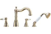 Смеситель для ванны Boheme Provance 394 на борт ванны 
без термостата бронза