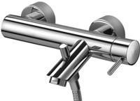 Смеситель для ванны или душа Paffoni Light LIG022CR настенный 
без термостата 