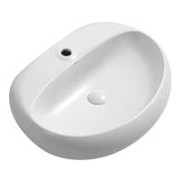Раковина накладная овальная Abber Bequem AC2112 фаянс цвет белый