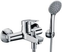 Смеситель для ванны или душа Wasserkraft Rhin 4401 настенный 
без термостата хром