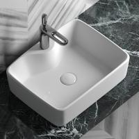 Раковина накладная прямоугольная Ceramica Nova Element CN6033 фарфор цвет белый