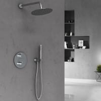 Душевая система со смесителем Vincea  VSFW-101TCH монтаж встраиваемая в стену с термостатом хром
