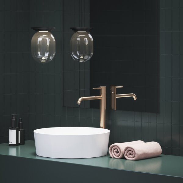 Смеситель для раковины Ravak Espirit X070408 розовое золото матовое