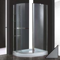 Душевой угол Cezares Elena ELENA-W-RH-1-120/90-P-Cr-R прямоугольная-асимметричная  стекла , профиль 