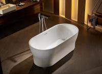 Акриловая ванна отдельностоящая BelBagno  BB405-1700-800 170x80 овальная цвет белый