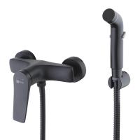 Гигиенический душ Lemark Bronx LM3718BL настенный черный матовый