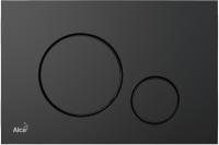 Кнопка смыва механическая AlcaPlast Thin 6 M678 цвет черный матовый