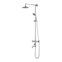 Душевая система со смесителем D&K Hessen DA1384741E09 монтаж настенная без термостата хром