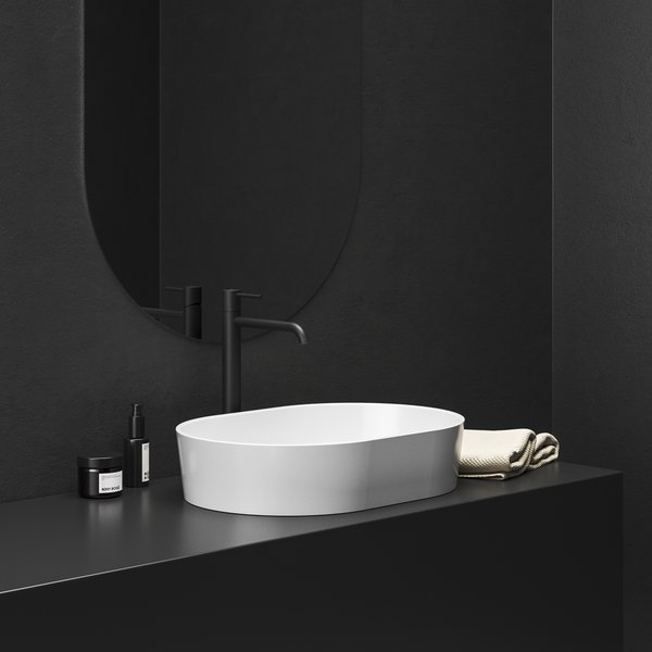 Смеситель для раковины Ravak Espirit X070406 черный матовый